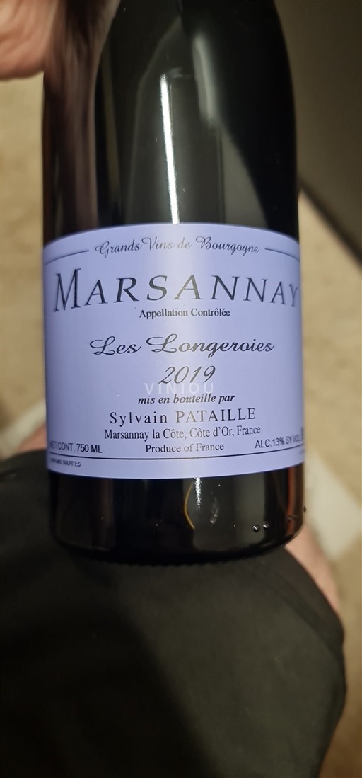 Bourgondië Marsannay Sylvain Pataille Les Longeroies 2019