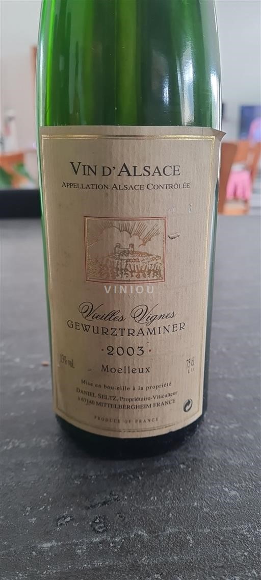 Alsace Grand Cru Daniel Seltz Vieilles Vignes Gewurztraminer 2003