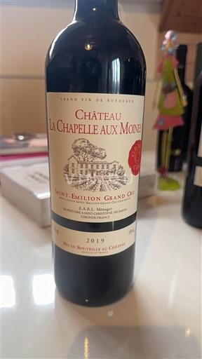 Bordeaux Saint-Émilion Grand Cru Grand Cru Château La Chapelle aux Moines 2019
