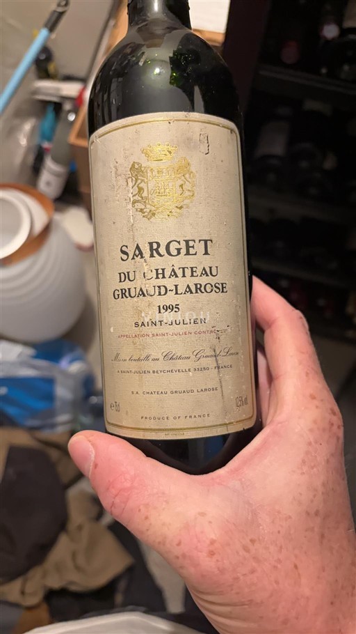 Bordeaux Saint-Julien Château Gruaud-Larose Sarget 1995