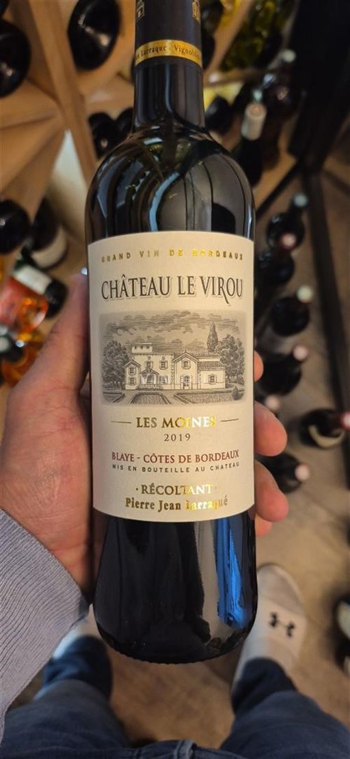 Burdeos Blaye-Côtes de Burdeos Château Le Virou Les Moines 2019