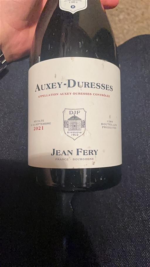 Borgoña Auxey-duresses Jean Fery 2021