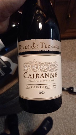 Rhône-dalen Cairanne Rives & Terrasses 2023