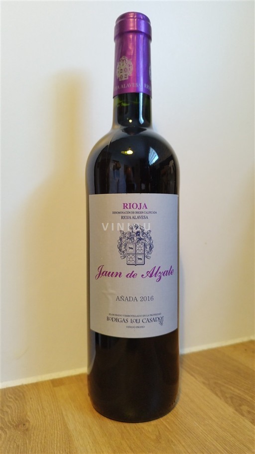 La Rioja rioja Bodegas Loli Casado Jaun de Alzate 2016