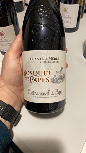 Valea Ronului Châteauneuf-du-Pape Bosquet des Papes Chante le Merle Vieilles Vignes Nemilésimat