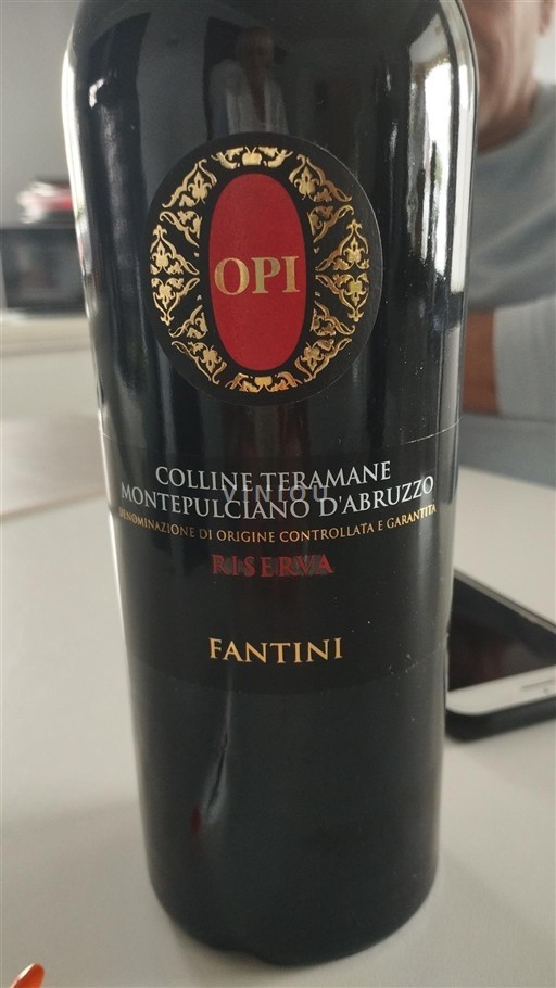 Abruzzo Montepulciano d'Abruzzo Fantini Opi Neročník