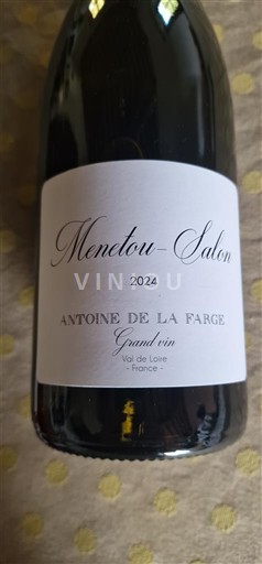 Loire-dalen Menetou-Salon Antoine de la Farge Grand vin 2024