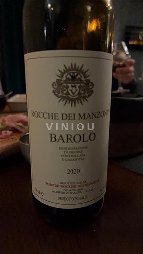 Piamonte Barolo Rocche dei Manzoni 2020