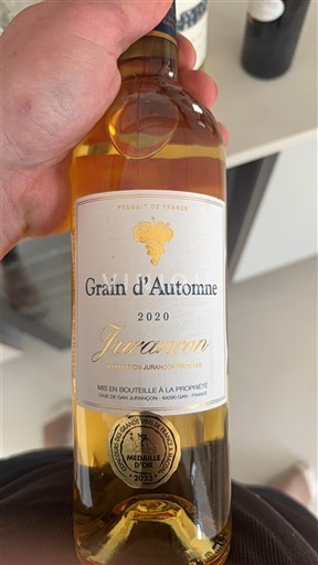 Tây Nam Jurançon Cave de Gan Jurançon Grain d'Automne 2020