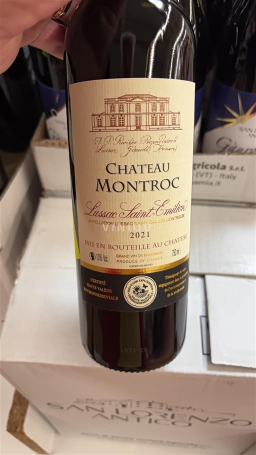 Burdeos Lussac-Saint-Émilion Château Montroc 2021