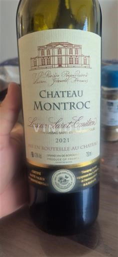 Bordéus Lussac-Saint-Émilion Château Montroc 2021