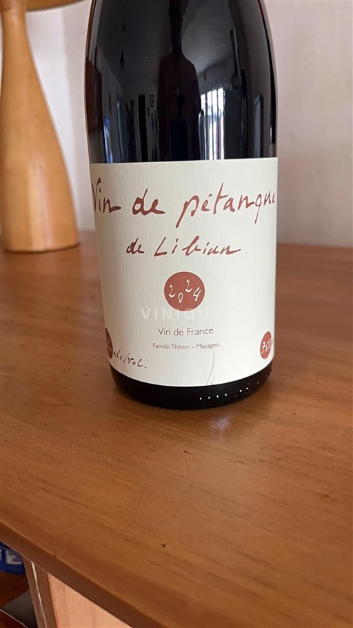 Sudoeste No especificado Famille Thibon - Macagno Vin de Pétanque de Libian 2024