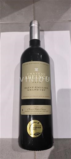 Bordeaux Saint-Émilion Grand Cru Grand Cru Château Abelyce 2019
