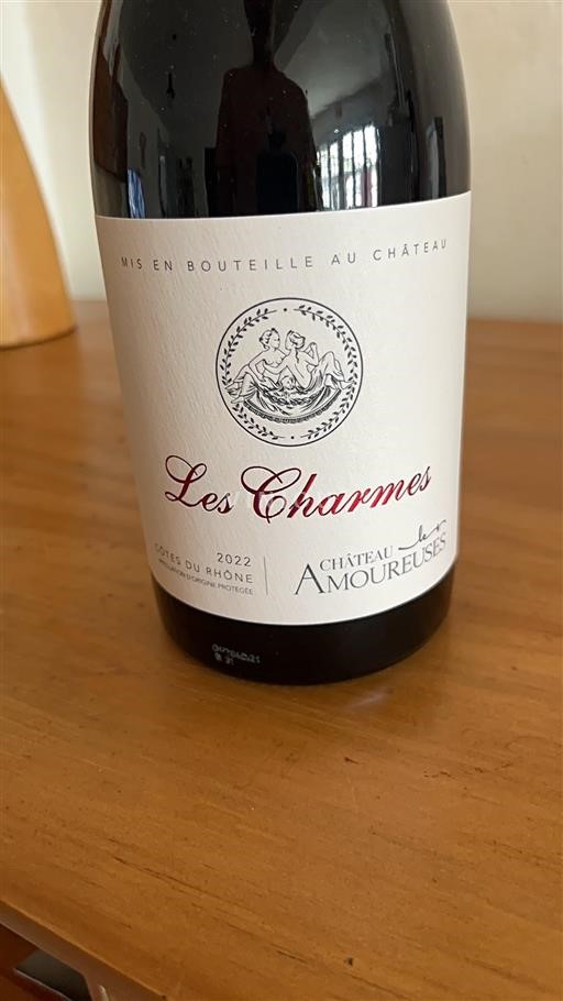 Vallée du Rhône Côtes-du-rhône Château Les Amoureuses Les Charmes 2022