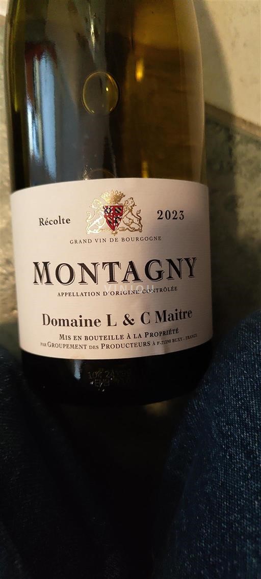 Burgundi Montagny Premier Cru L & C Maitre 2023