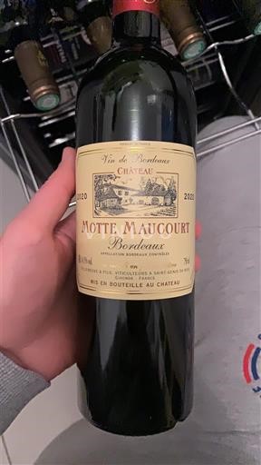 Bordeaux Château Motte Maucourt 2020