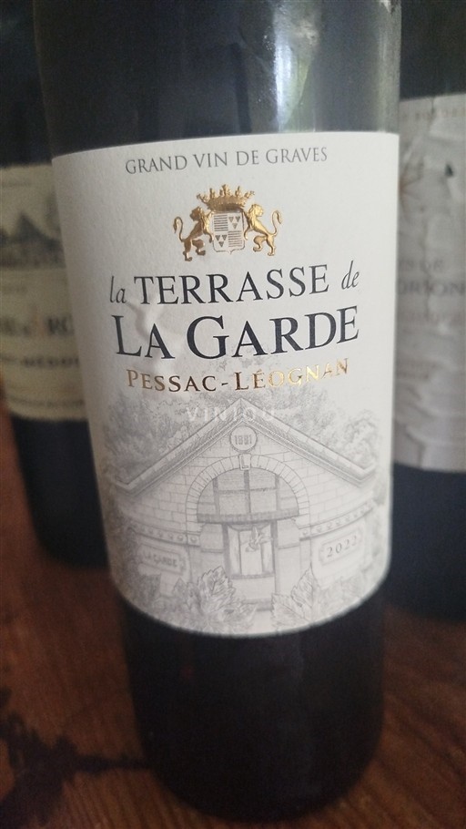 Bordeaux Pessac-Léognan La Garde La Terrasse 2022