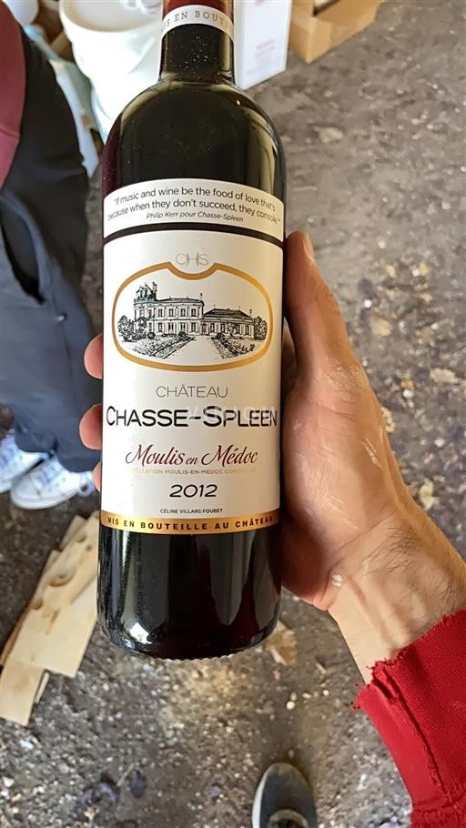 Bordeaux Moulis-en-Médoc Chasse-Spleen 2012