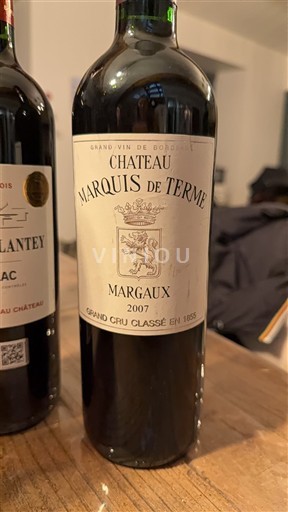 Bordeaux Margaux Grand Cru Château Marquis de Terme 2007