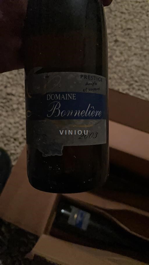 Loiretal Coteaux-de-Saumur Domaine Bonnelière Prestige 2003