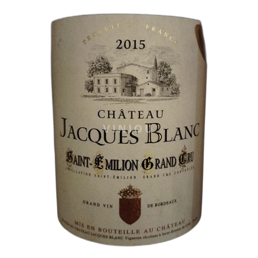 Bordeaux Saint-Émilion Grand Cru Château Jacques Blanc 2015