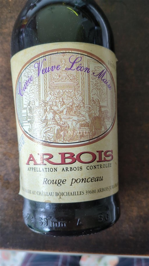 Jura Arbois Château Boichaille Veuve Léon Marie Ei vuosikertaa