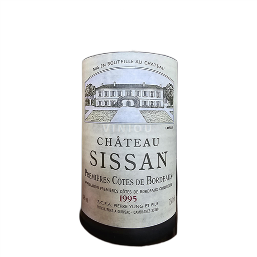 Bordeaux Premières Côtes de Bordeaux Château Sissan 1995