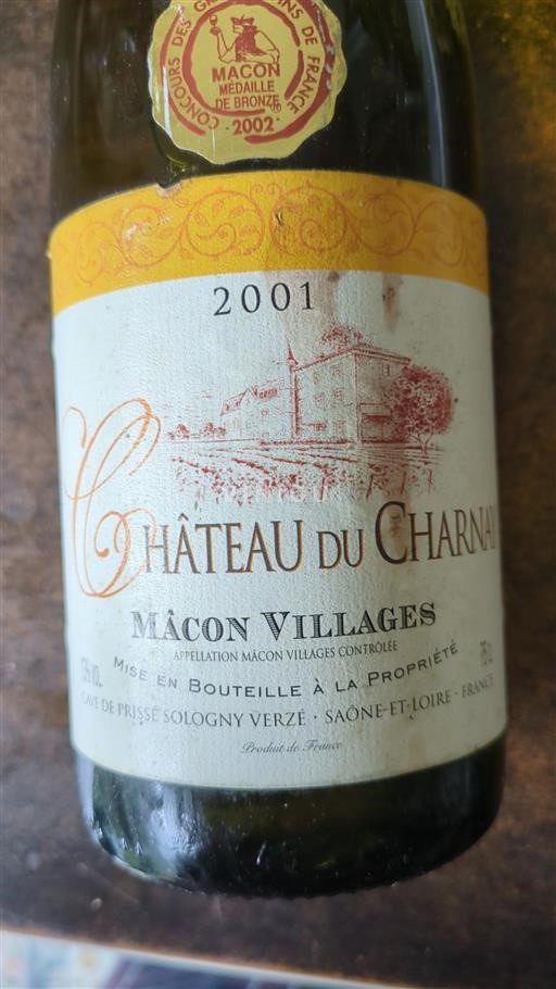 Burgundsko Mâcon a mâconské vesnice Château Charnay 2001