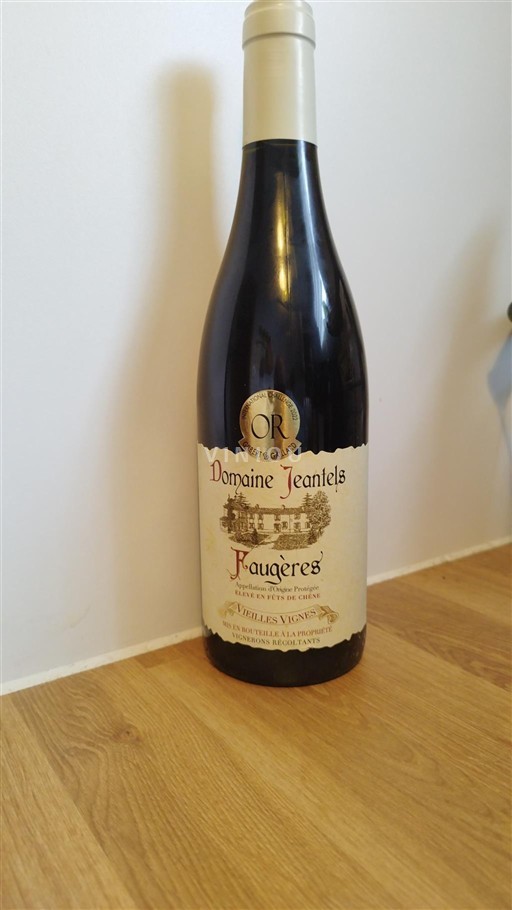 Languedoc Faugères Domaine Jeantels Vieilles Vignes 2020