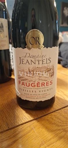 Languedoque Faugères Domaine Jeantels Vieilles Vignes 2020