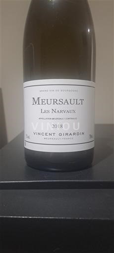 Borgoña Meursault Vincent Girardin Les Narvaux 2018