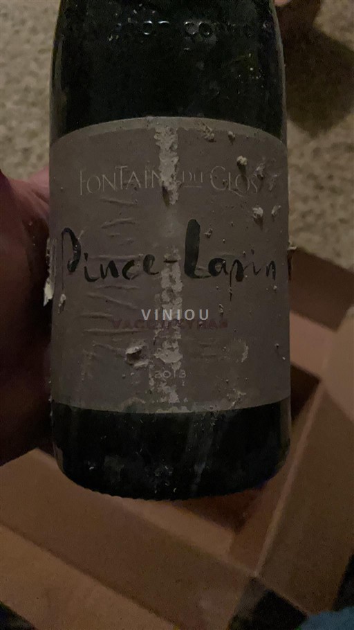 Rhônen laakso Vacqueyras Fontaine du Clos Pince-Lapin 2013