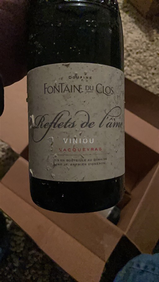 Rona dolina Vacqueyras Domaine Fontaine du Clos Reflets de l'âme 2013