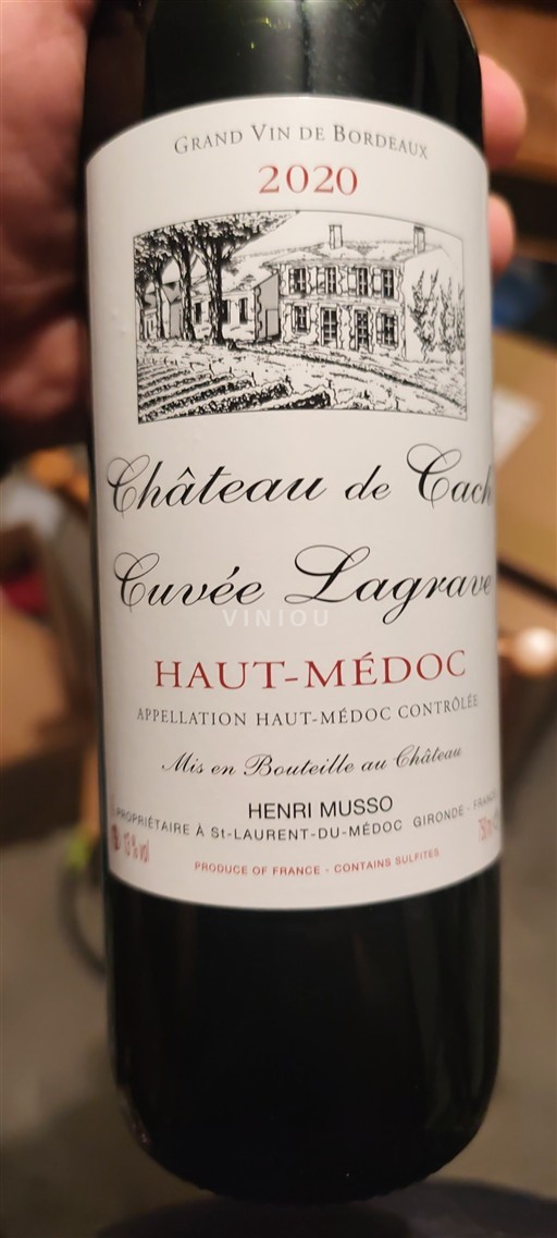 Bordeaux Haut-Médoc Château Cach Lagrave 2020