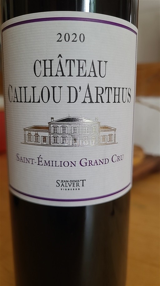 Burdeos Saint-Émilion Château Caillou Arthus 2020