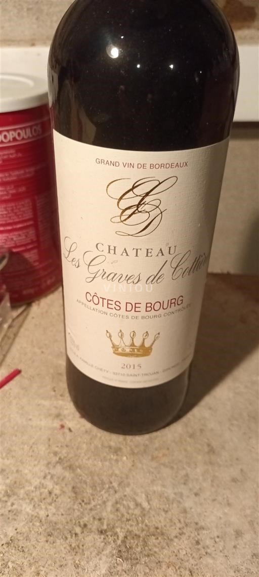 Burdeos Côtes-de-bourg Château Les Graves de Collier 2015