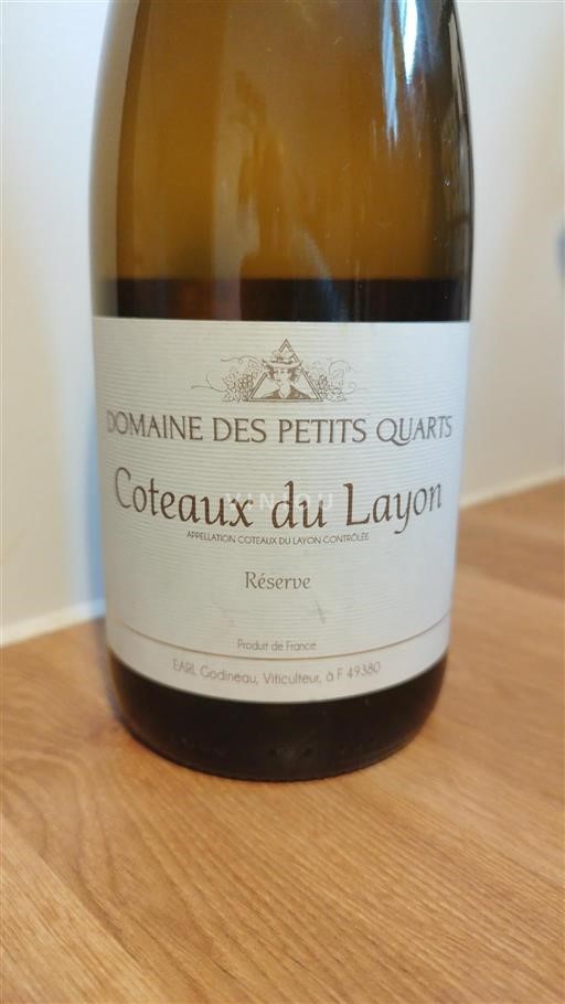 Loiretal Coteaux-du-Layon Domaine Des Petits Quarts Réserve 2019