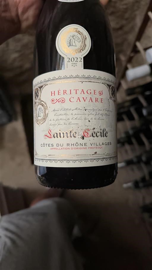 Rhône-dalen Côtes-du-Rhône-Villages Héritage du Cavare Sainte Cécile 2022