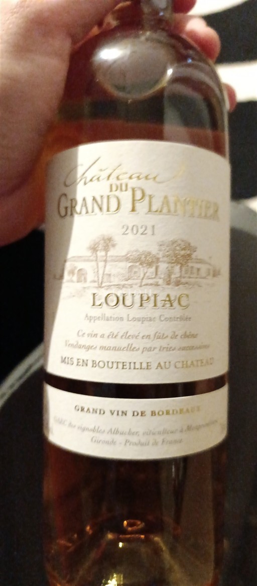 Burdeos Loupiac Château Grand Plantier 2021