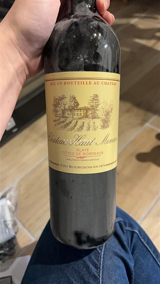 Burdeos Blaye-Côtes de Burdeos Château Haut-Meneau Sin añada