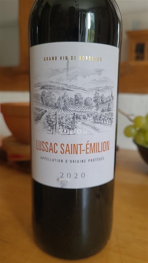 Bordeaux Lussac-saint-émilion Artvin 2020