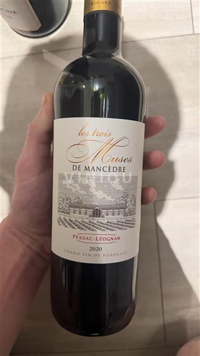 Bordeaux Pessac-Léognan Les Trois Muses de Mancèdre 2020