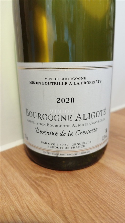 Borgoña Borgoña-Aligoté Domaine La Croisette 2020