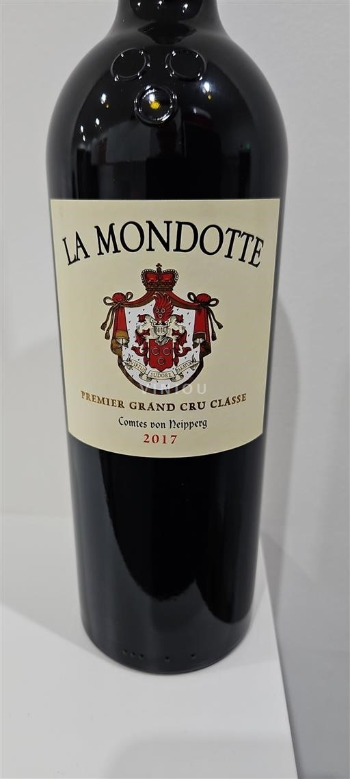Vin Rouge sec La Mondotte 2017 France Bordeaux Saint-Émilion AOC Grand Cru