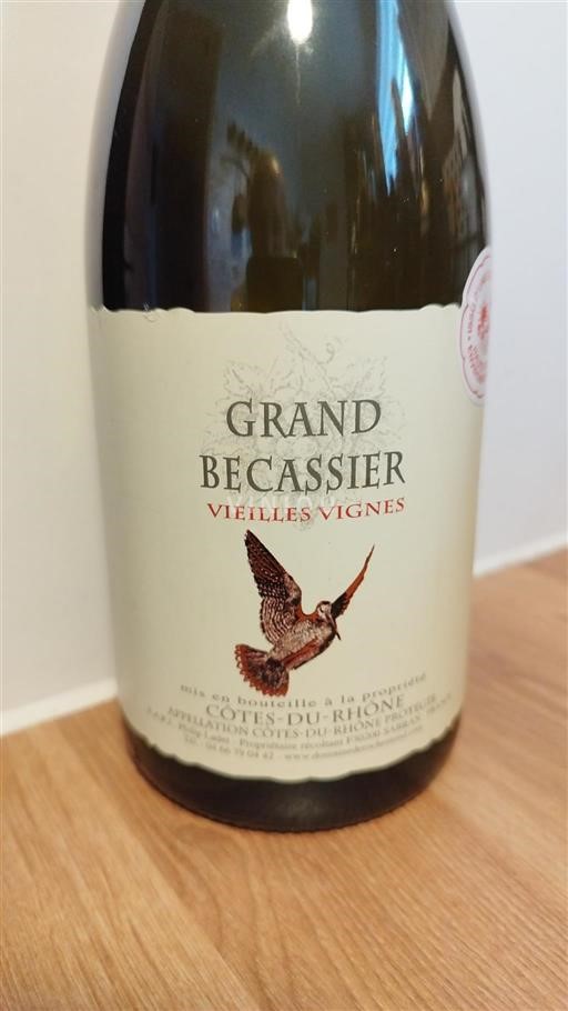 Vallée du Rhône Côtes-du-rhône Grand Becassier Vieilles Vignes 2023