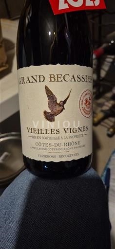 Údolí Rhôny Côtes-du-Rhône Grand Bécassier Vieilles Vignes 2023