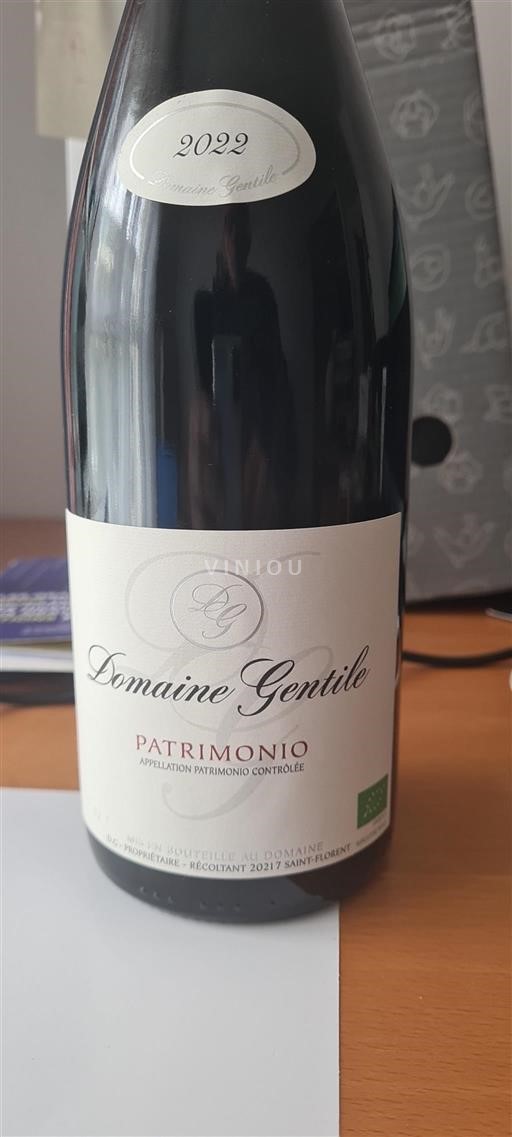 Corse Patrimonio Domaine Gentile 2022