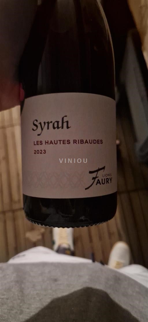 Rona dolina Côte-rôtie Lionel Faury Les Hautes Ribaudes 2023