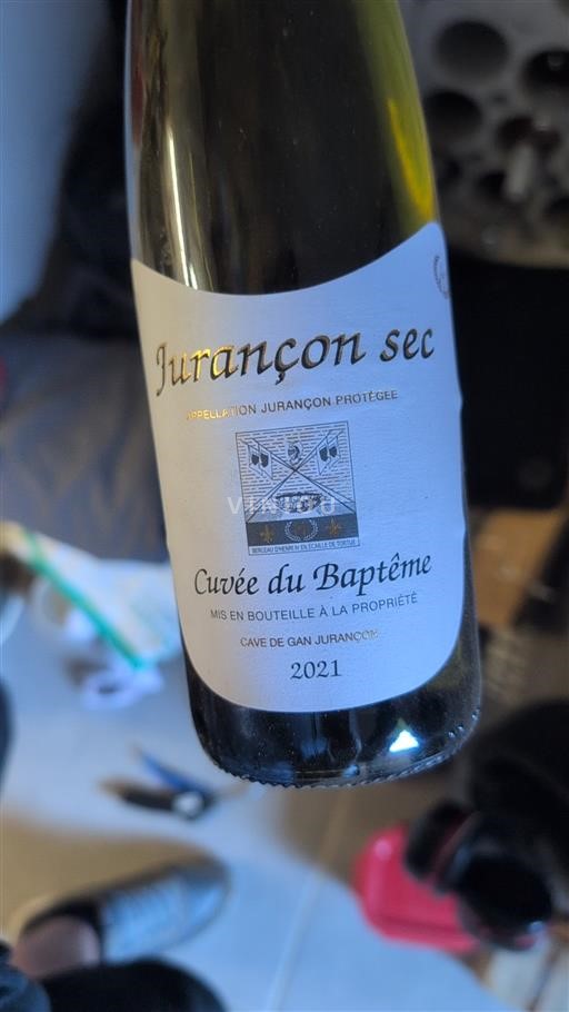 Jugozahod Jurançon Cave de Gan Jurançon du Baptême 2021