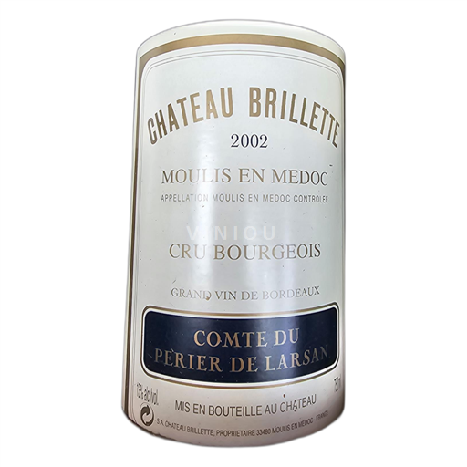 Bordeaux Moulis-en-Médoc Chateau Brillette 2002